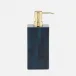 Arles Navy Soap Pump XL: 3.5"L x 3.5"W x 8.5"H