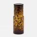 Faro Cylinder Carafe Tortoise Shell Hand Blown Glass