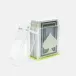 Soma Clear/Chartreuse Card Box 3"L x 3"W x 4.5"H