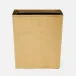 Adelaide Matte Gold Wastebasket Rectangular Tapered Brass