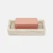 Athlone Beige Soap Dish Rectangular Tapered Marble