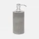 Cordoba Gray Burlap Soap Pump 3"D x 8"H