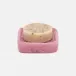 Abiko Cherry Blossom Soap Dish Square: 4"L x 4"W x 1"H