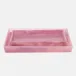 Abiko Cherry Blossom Nested Trays Rectangular Tapered Cast Resin, Set Of 2