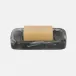 Abiko Obsidian Soap Dish Rectangular: 6"L x 3.5"W x 1"H