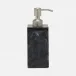 Abiko Obsidian Soap Pump 2.5"L x 2.5"W x 7.5"H