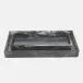 Abiko Obsidian Trays 11"L x 6.5"W x 1.5"H, 13"L x 10"W x 1.5"H, Set of 2