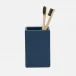 Dannes True Navy Brush Holder 3"L x 3"W x 4.5"H