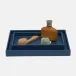 Dannes True Navy Bath Trays 10.5"L x 6"W x 1.5"H, 12.5"L x 9.5"W x 1.5"H, Set of 2