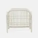 Makassar Pristine White Magazine Holder Rattan