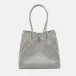 Izmir Black/White Shopper Bag 15.5"L x 9"W x 14"H