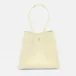 Izmir Soft Yellow/White Shopper Bag Recycled Plastic