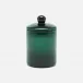 Darby Smokey Green Medium Canister Handblown Glass