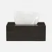 Westerly Dark Oak Tissue Box Rectangle Straight Veneer