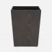 Westerly Dark Oak Wastebasket Square Tapered Veneer