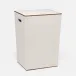 Northwich Blanc Hamper Rectangular: 17"L x 14"W x 24.5"H