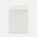 Kavala White Canister Small Rounded Edges Marble