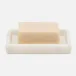 Kavala White Soap Dish Rounded Edges Marble