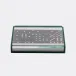 Soma Clear/Green Domino Box Standard: 8"L x 5"W x 2"H