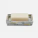 Cortona Gray Brass Mix W/ Shell Soap Dish Rectangular Tapered