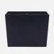 Ghent Navy Wastebasket Double, Rectangular: 16"L x 10"W x 12.5"H