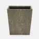 Hawen Sand Wastebasket Rectangular Tapered Faux Baby Crocodile