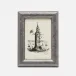 Sevilla Gray Frame 4"X6" Burl Resin