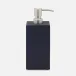 Ghent Navy Soap Pump Extra Large: 3.5"L x 3.5"W x 8.5"H