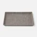 Dresden Light Gray Tray Rectangular Tapered Large Cotton Jute Pack/2