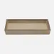Maranello Taupe/Brown Bath Trays Medium: 11"L x 6.5"W x 1.5"H