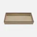 Maranello Taupe/Brown Bath Trays Large: 13.5"L x 10"W x 1.5"H