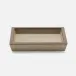 Maranello Taupe/Brown Soap Dish 6.5"L x 4.5"W x 1"H