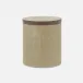 Maranello Taupe/Brown Bath Canister 4"D x 5"H