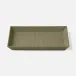 Dresden Dark Green Desk Tray 11"L x 6.5"W x 1"H Pack of 2