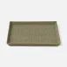 Dresden Dark Green Desk Tray 13"L x 10"W x 1"H Pack of 2