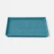 Dresden Dark Teal Tray Rectangular Tapered Large Cotton Jute Pack/2