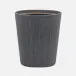 Galway Slate Blue Oval Wastebasket Oval: 13"L x 10"W x 14"H