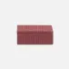 Blarney Burgundy Box Small: 5.5"L x 4"W x 2"H