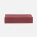 Blarney Burgundy Box Large: 12.5"L x 6"W x 3"H