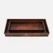 Bern Dark Honey Nested Trays Rectangular Tapered Mappa Burl, Set Of 2