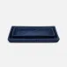Dalton Navy Bath Trays 11"L x 7"W x 1.5"H, 13"L x 10.5"W x 1.5"H, Set of 2