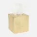 Mancora Shiny Brass Tissue Box 5.5"L x 5.5"W x 6"H