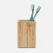 Sumter Natural Brush Holder Square Straight Hemp