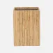 Sumter Natural Wastebasket Square Straight Hemp