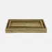 Sumter Olive Bath Trays Small: 10.5"L x 6"W x 1"H, Large: 12.5"L x 9.5"W x 1"H, Set of 2