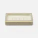 Veria Desert Taupe/Gold Soap Dish 4"L x 6"W x 1"H