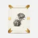 Sofia Natural/Gold Frame 5"L x 7"H