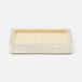 Davos Champagne Gold Soap Dish Rectangular Straight Silver Leaf