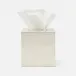 Davos Champagne Gold Tissue Box Square Straight Silver Leaf