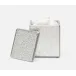 Caro Silver Medallion Bath Canister 4"L x 4"W x 5"H